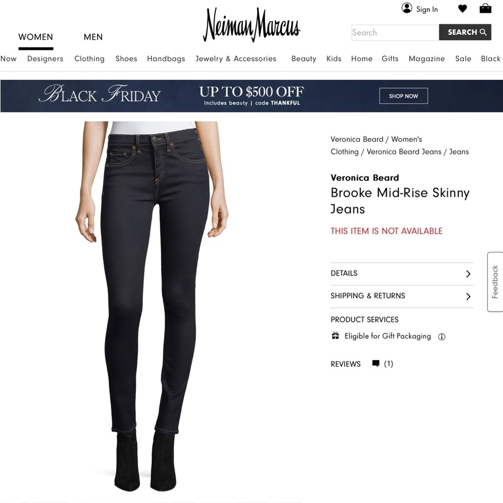 Veronica beard - Brooke midrise skinny jeans